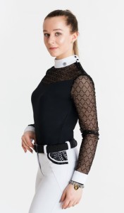Equestrian Show Shirt Black CASHMIR Design by Dalia