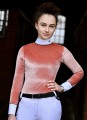 Show shirt, for women, fancy, elegant , classy , equestrian clothes, for horse riding, for horse show, women’s show shirt, unique, flexible material, comfy, comfortable, breathable material, feminine, shiny, with crystals, casual