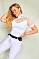 Equestrian-Women's-Show-Shirt-White-short-sleeved-LEXI-Design-by-Dalia