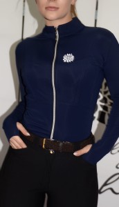 Navy Blue Long Sleeve Riding Top S,M