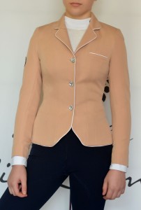 Beige riding tailcoat XS or 12-14 years