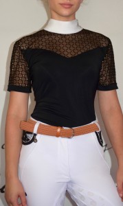 Black short sleeve competition shirt M, L