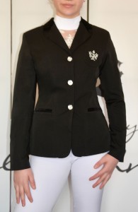 Black women's riding tailcoat Harpes S