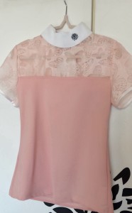 Kids riding shirt with butterfly lace 8-9 years