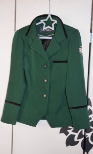 Kids Green Riding Tailcoat Children's Crystal 10-11 years