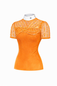 Women's Orange Show Shirt Short Sleeved